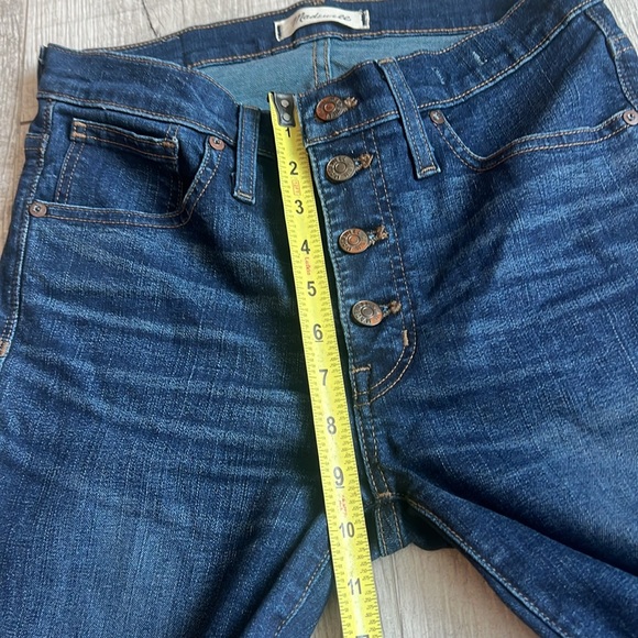Madewell 9” High-Rise Skinny Jean Women’s Size 27 Button Fly - Picture 6 of 13